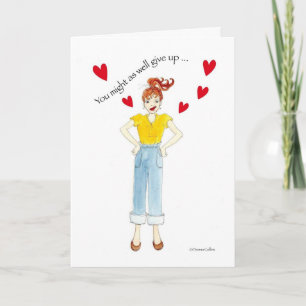 Cartes Pour Fêtes Annuelles Soyez à moi avec Hearts Valentine Card