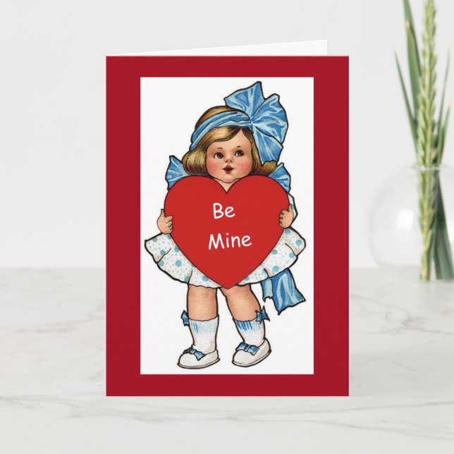 Cartes Pour Fêtes Annuelles Soyez la mienne Valentine (Devant)