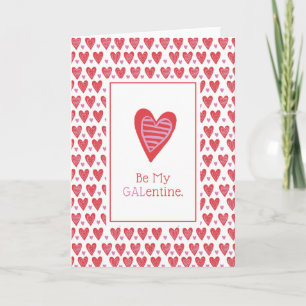 Cartes Pour Fêtes Annuelles Soyez mon Galentine