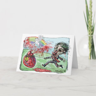 Cartes Pour Fêtes Annuelles Soyez zombi Valentine de mine