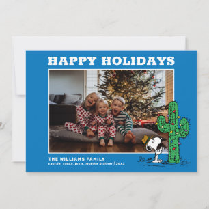 Cartes Pour Fêtes Annuelles Spike's Holiday Cactus Family Photo