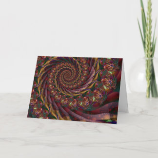 Cartes Pour Fêtes Annuelles Spirale de Noël
