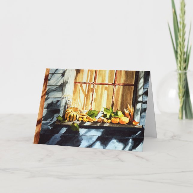 Cartes Pour Fêtes Annuelles Splendor d'automne (Devant)