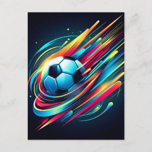 Cartes Pour Fêtes Annuelles Sports de vitesse de football cybernétique futuris