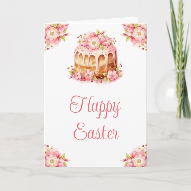 Cartes Pour Fêtes Annuelles Spring Cake Easter Brunch (Devant)