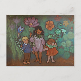 Cartes Pour Fêtes Annuelles Spring Flower Fairies postcard