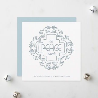 Cartes Pour Fêtes Annuelles Spruce Peace Dove Wreath