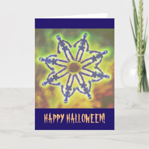 Cartes Pour Fêtes Annuelles Squelette Vortex De Doom Halloween