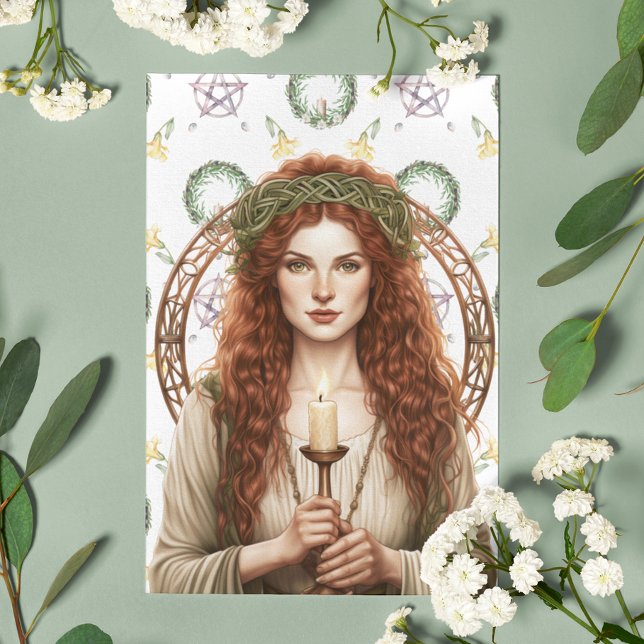 Cartes Pour Fêtes Annuelles St. Brigids Day Candlemas Imbolc (Créateur téléchargé)