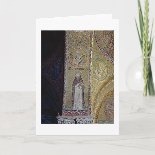 Cartes Pour Fêtes Annuelles St Dominic et Saint-Nicolas, mosaïque dans (Devant)