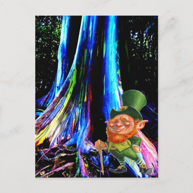 CARTES POUR FÊTES ANNUELLES ST. LA JOURNÉE DE PATRICK LEPRECHAUN (Devant)
