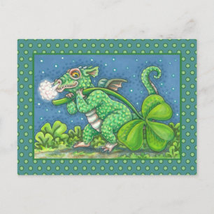 CARTES POUR FÊTES ANNUELLES ST. LE JOUR DE PATRICK PETIT IMAGINAIRE DRAGON IRL
