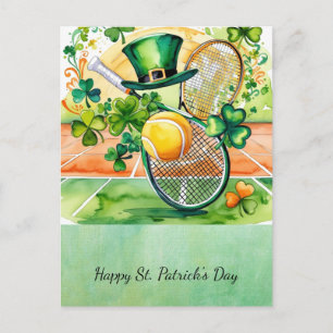Cartes Pour Fêtes Annuelles St. Patrick's Day pour le joueur de tennis