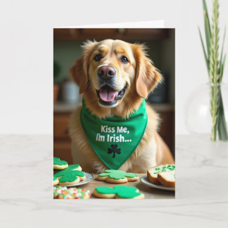 Cartes Pour Fêtes Annuelles St. Patrick's Irish Setter Card