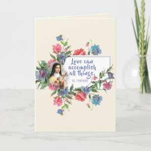 Cartes Pour Fêtes Annuelles St Thérèse la Petite Fleur