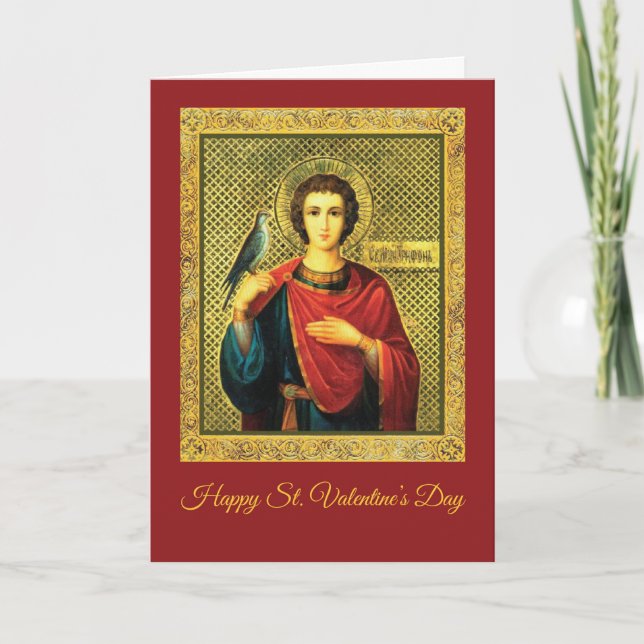 Cartes Pour Fêtes Annuelles St Valentine avec l'oiseau (Devant)