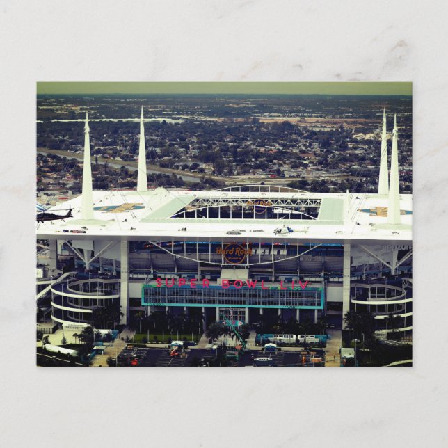 Cartes Pour Fêtes Annuelles Stade Hard Rock, Miami Floride (Devant)