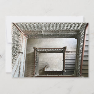 Cartes Pour Fêtes Annuelles Stairs Flat Holiday Card
