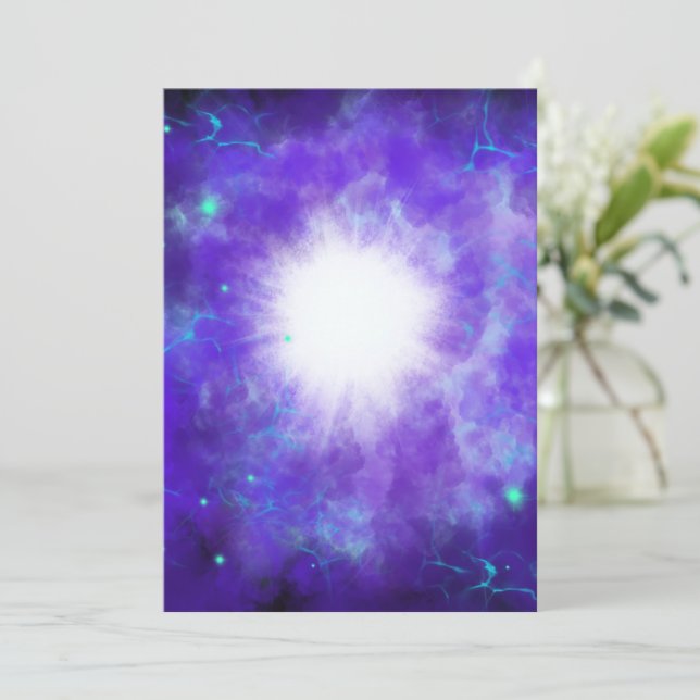 Cartes Pour Fêtes Annuelles Star de Bethléem personnalisée (Debout devant)