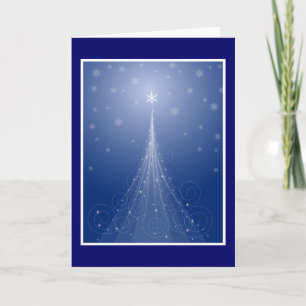 Cartes Pour Fêtes Annuelles Star magique Dusted Christmas Tree