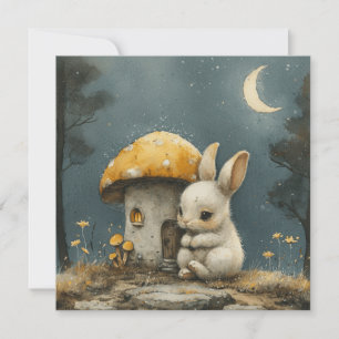 Cartes Pour Fêtes Annuelles Starry Night Secrets : ✨ Bunnies Dream ❄️ Digital