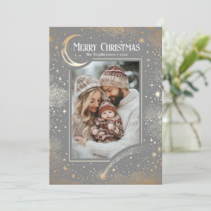 Cartes Pour Fêtes Annuelles Stars Celestial Magie Joyeux Noël Photo