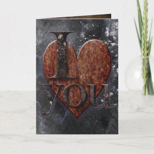 Cartes Pour Fêtes Annuelles Steampunk Je t'aime Valentine