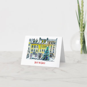 Cartes Pour Fêtes Annuelles Steampunk Noël Vintage à la main