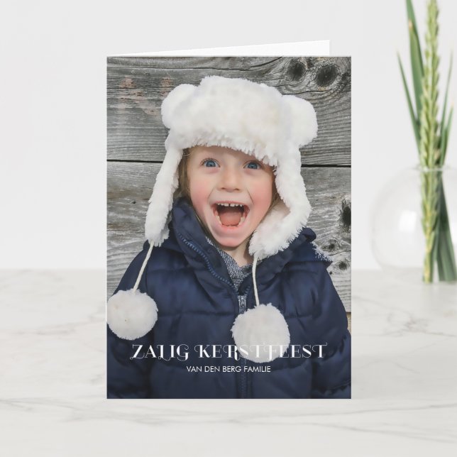 Cartes Pour Fêtes Annuelles Stijlvolle Vrolijke Kerstmis (Devant)
