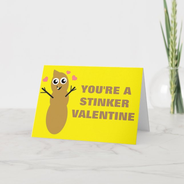 Cartes Pour Fêtes Annuelles Stinky Valentine (Devant)