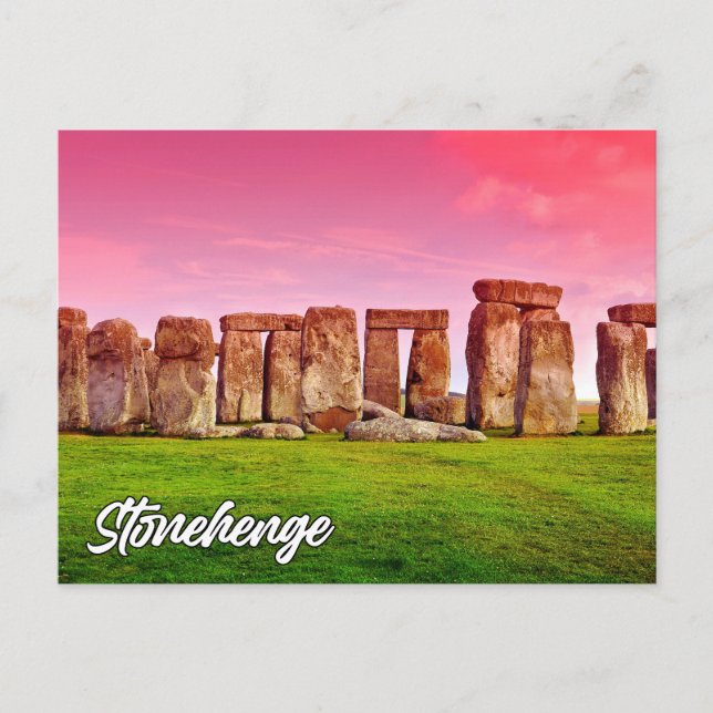 Cartes Pour Fêtes Annuelles Stonehenge, Wiltshire, Angleterre (Devant)