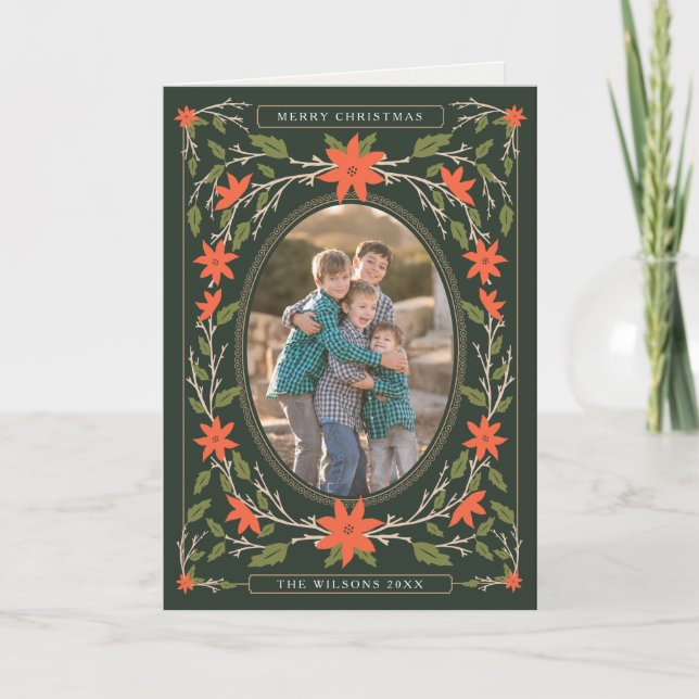 Cartes Pour Fêtes Annuelles Storybook 2 Photo Noël (Devant)