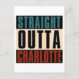 Cartes Pour Fêtes Annuelles Stright Outta Charlotte North Carolina NC USA