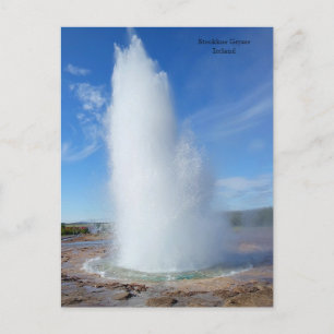 Cartes Pour Fêtes Annuelles Strokkur Geyser Islande