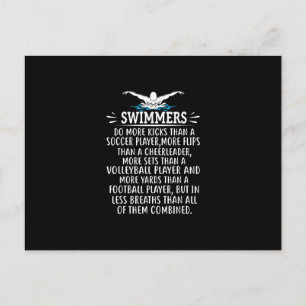 Cartes Pour Fêtes Annuelles Strong Swim Swimming Toxits For Men Women