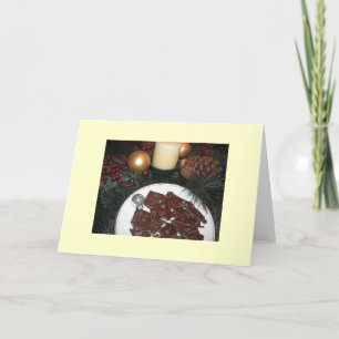 Cartes Pour Fêtes Annuelles Sucre de canne écorce avec recette