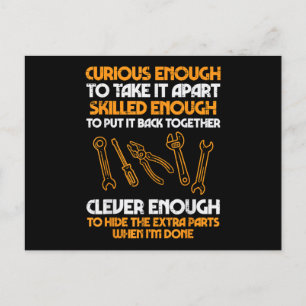 Cartes Pour Fêtes Annuelles Suffisamment Curieux Pour L'Empêcher Auto Garage M