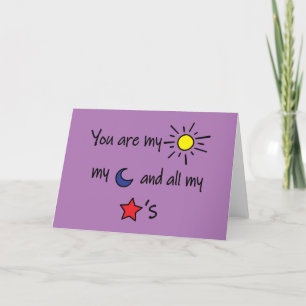 Cartes Pour Fêtes Annuelles Sun-Moon-and-Stars-