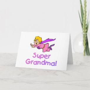 Cartes Pour Fêtes Annuelles Super grand-mère (vol)