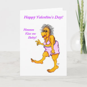 Cartes Pour Fêtes Annuelles Super Granny - Bonne Saint Valentin ! Embrasse-moi