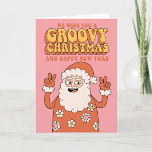Cartes Pour Fêtes Annuelles Super voeux de Noël Paix Amour & Vacances