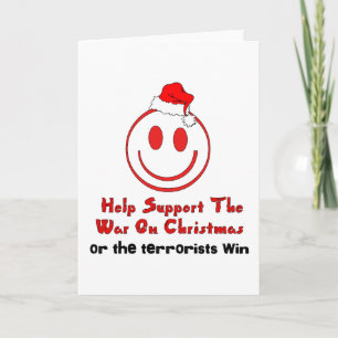 Cartes Pour Fêtes Annuelles Support War on Christmas