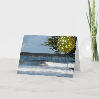 Cartes Pour Fêtes Annuelles Surfeur de Christmas