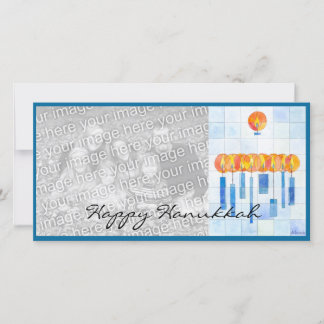 Cartes Pour Fêtes Annuelles Suspendre les bougies Hanoukka