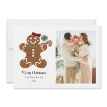 Sweet Joyeux Noël Gingerbread Girl Photo