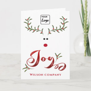 Cartes Pour Fêtes Annuelles Symbole de joie de rennes sacrés et amusant