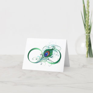 Cartes Pour Fêtes Annuelles Symbole de l'Infinity