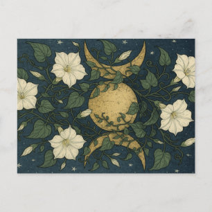 Cartes Pour Fêtes Annuelles Symbole de lune triple