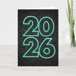 CARTES POUR FÊTES ANNUELLES SYMBOLE DU NOUVEAU AN VERT 2025