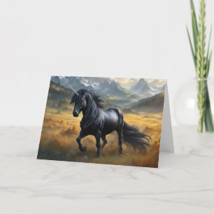 Cartes Pour Fêtes Annuelles Symbolisme Unicorne